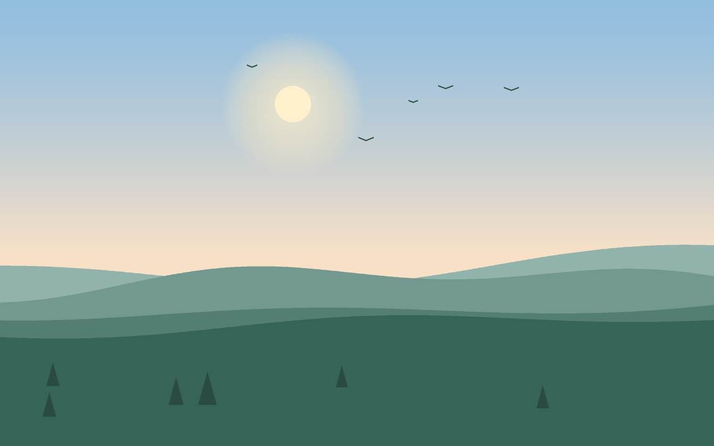 Landschaftsillustration