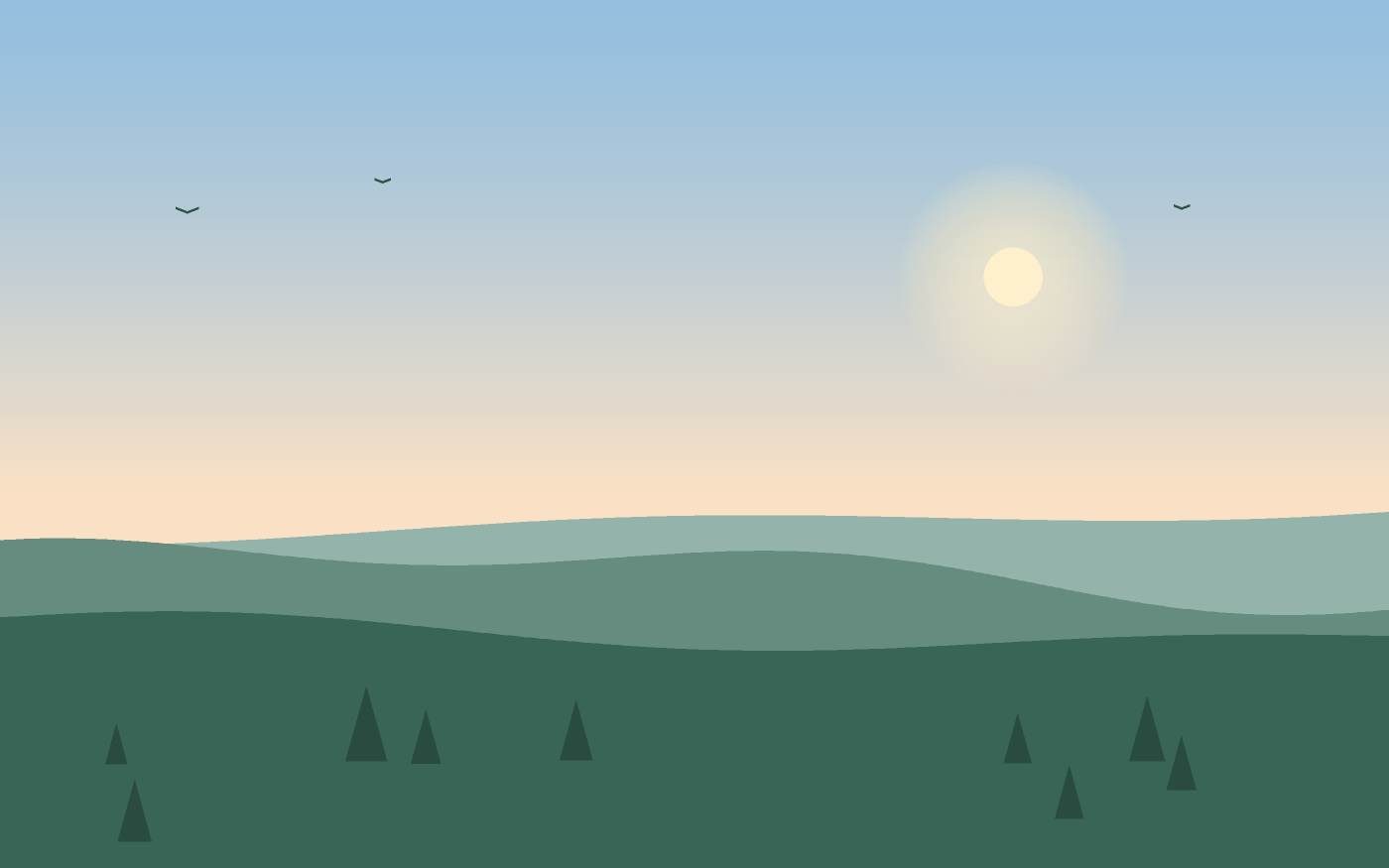 Landschaftsillustration