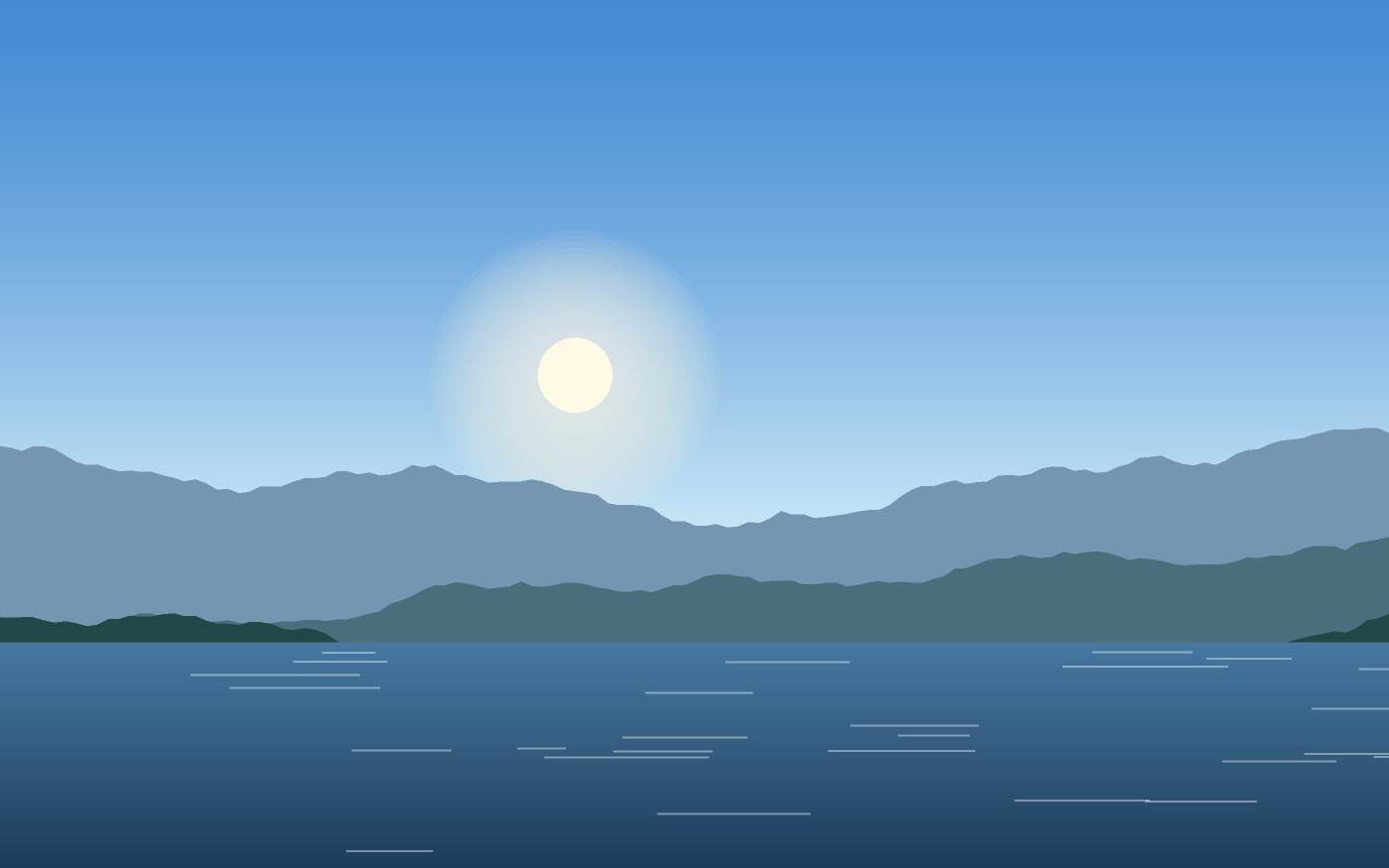 Landschaftsillustration