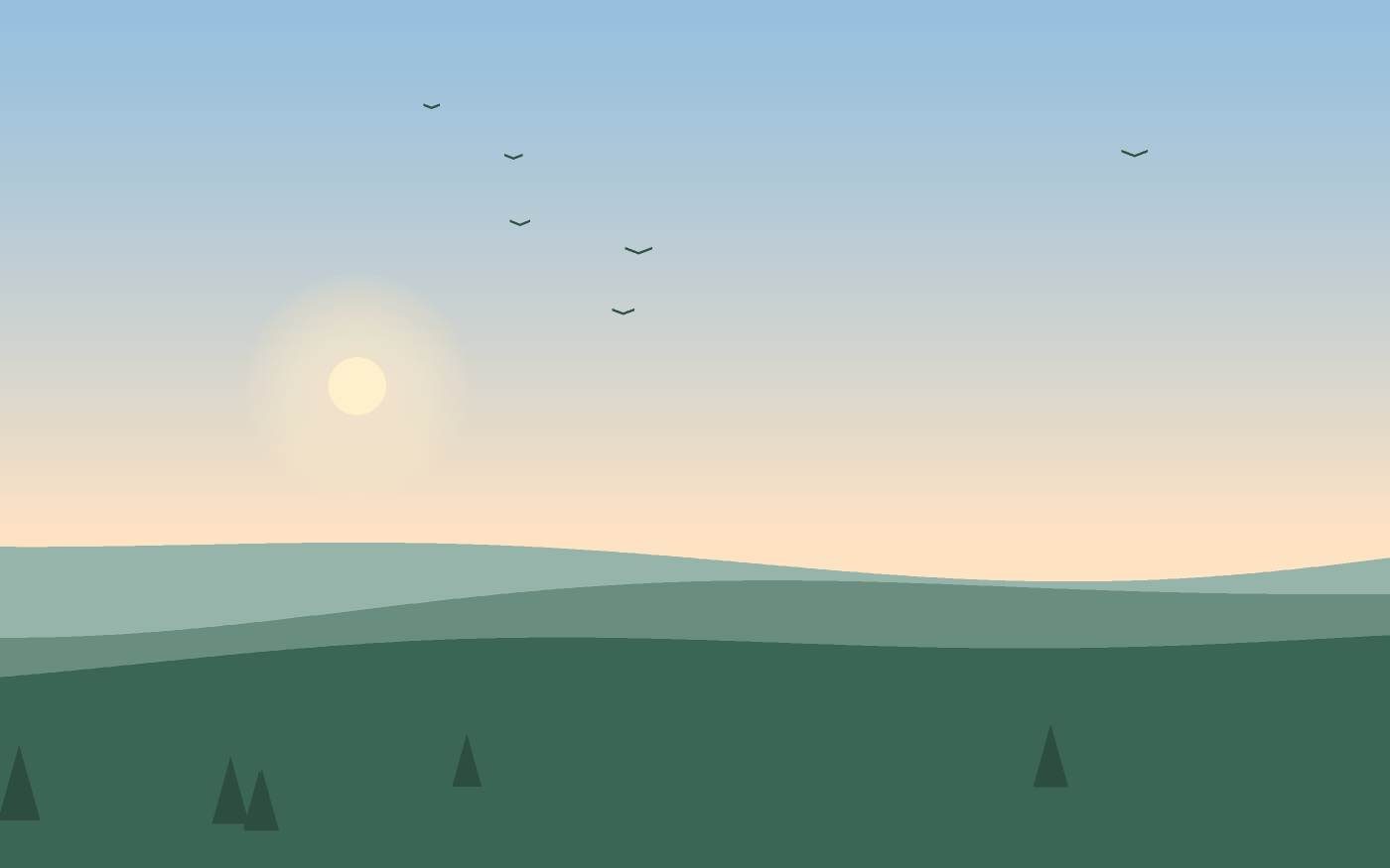 Landschaftsillustration