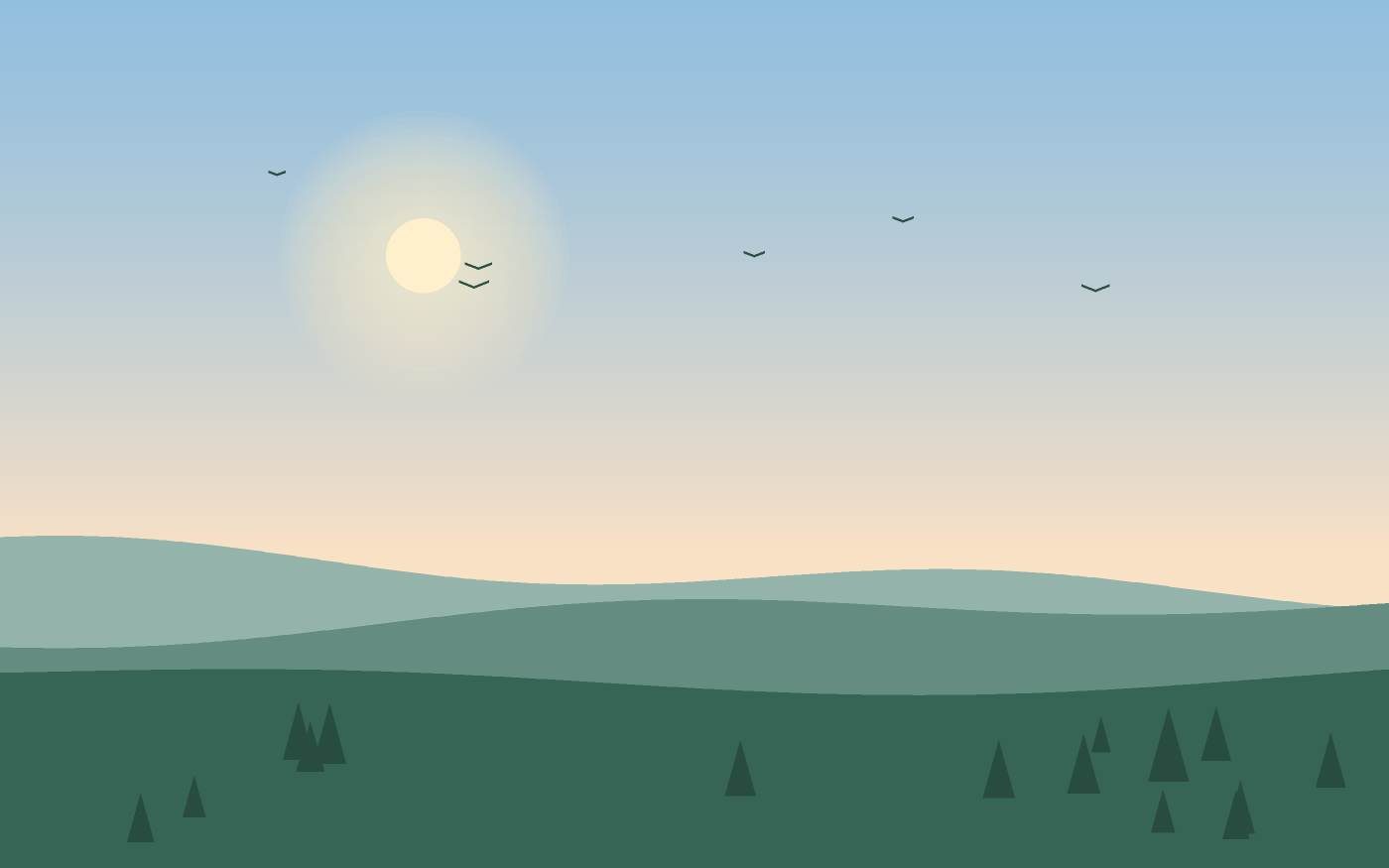 Landschaftsillustration