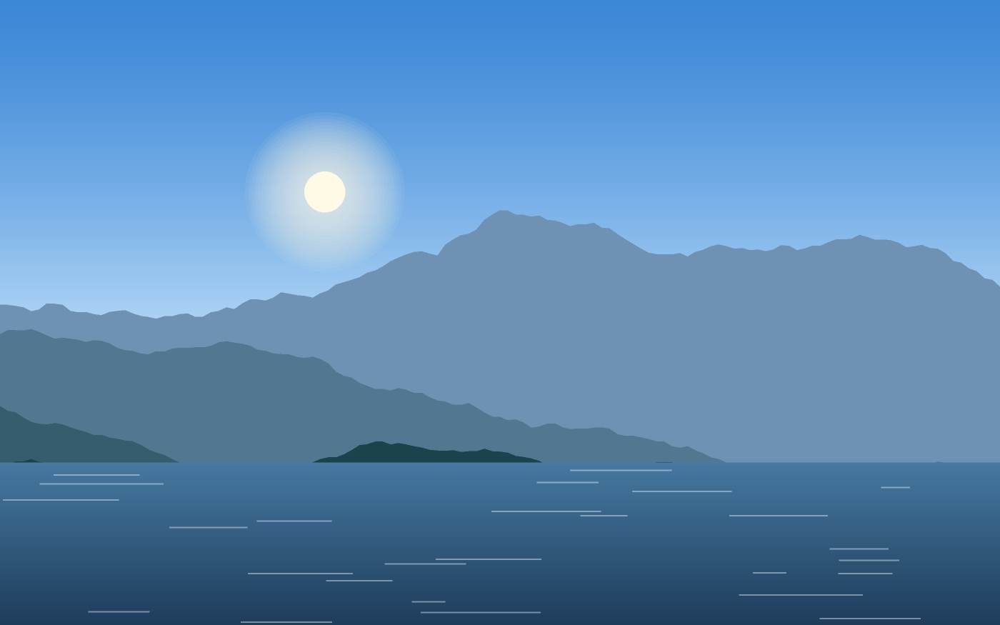 Landschaftsillustration