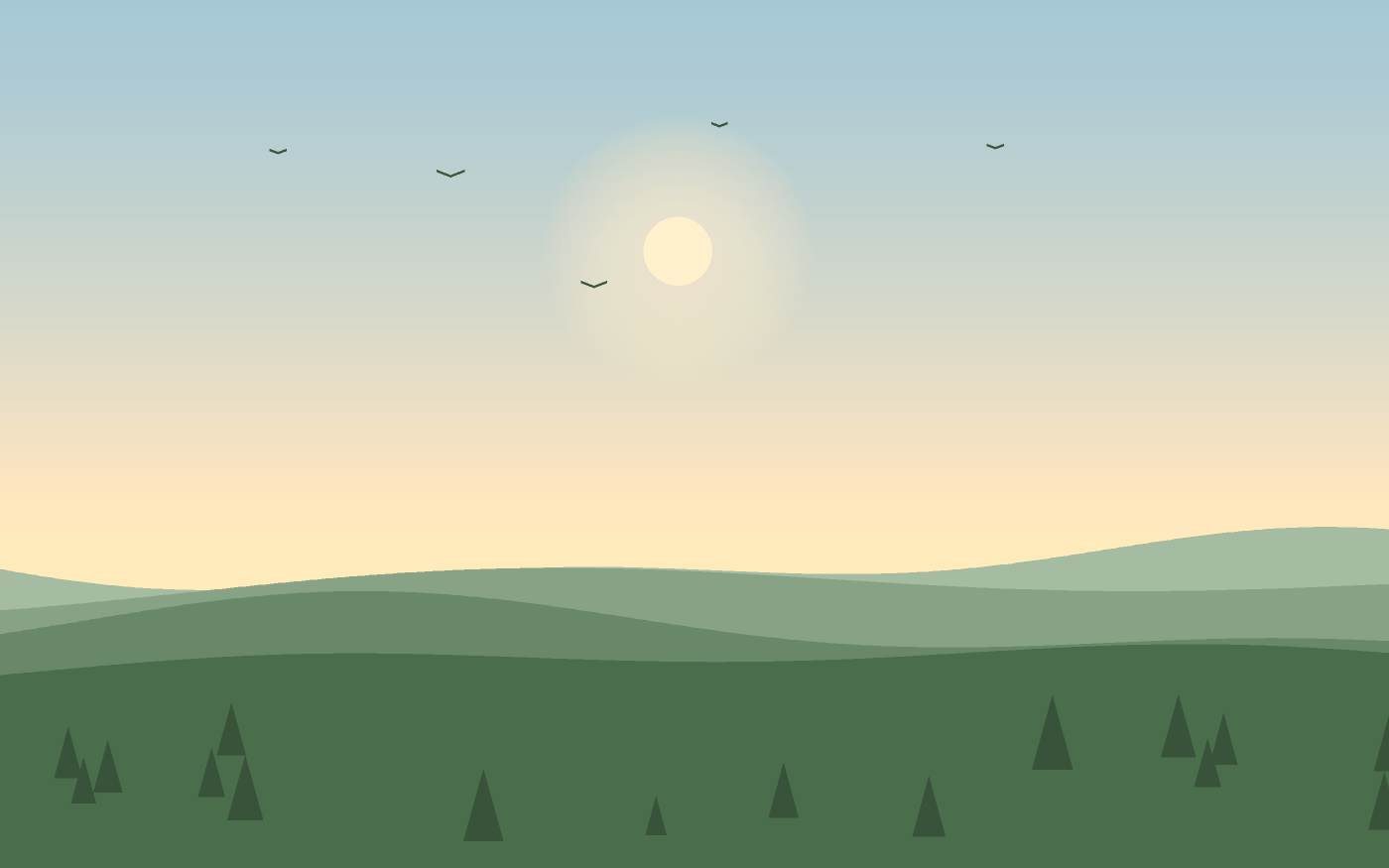 Ilustrace krajiny