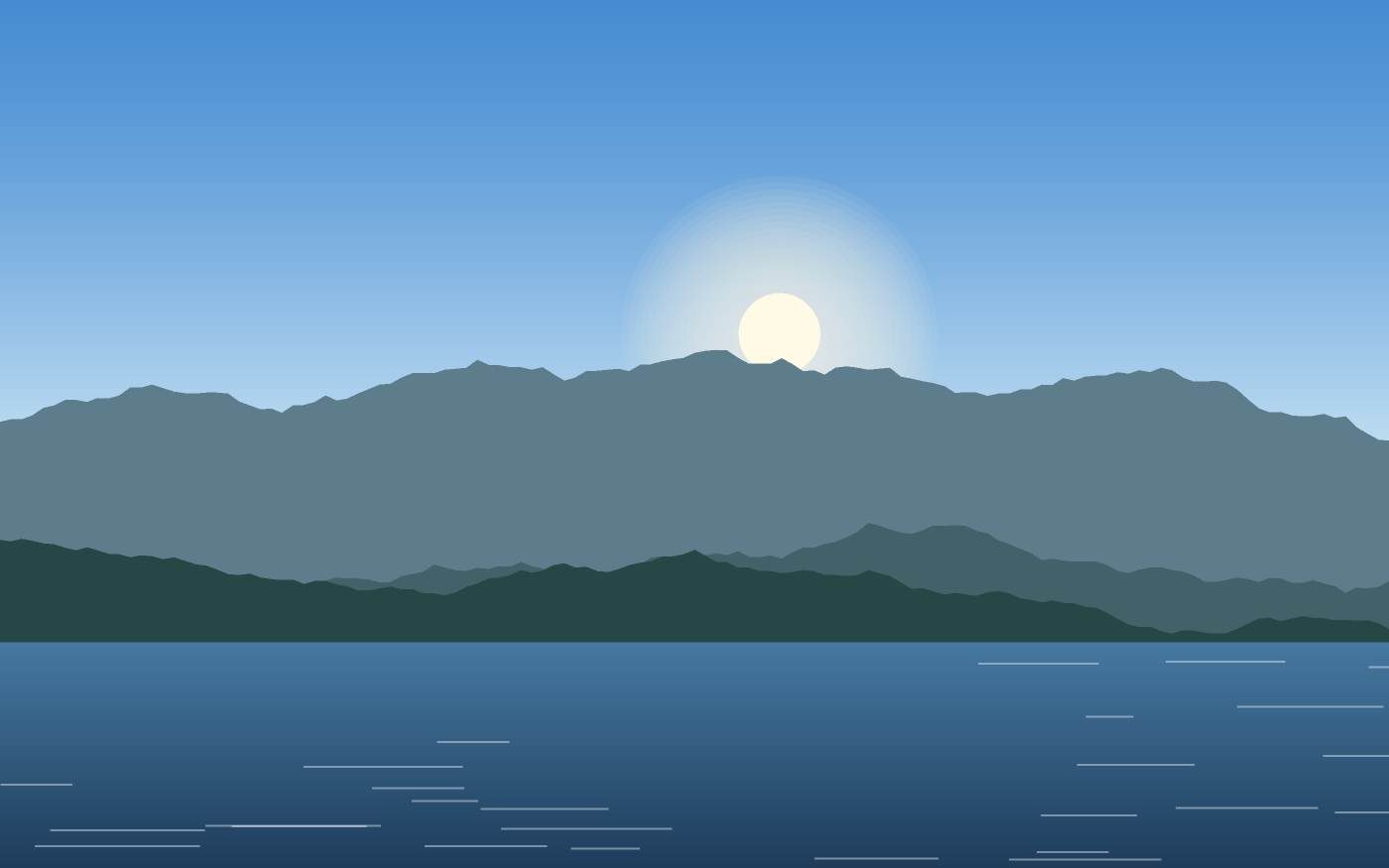 Landschaftsillustration