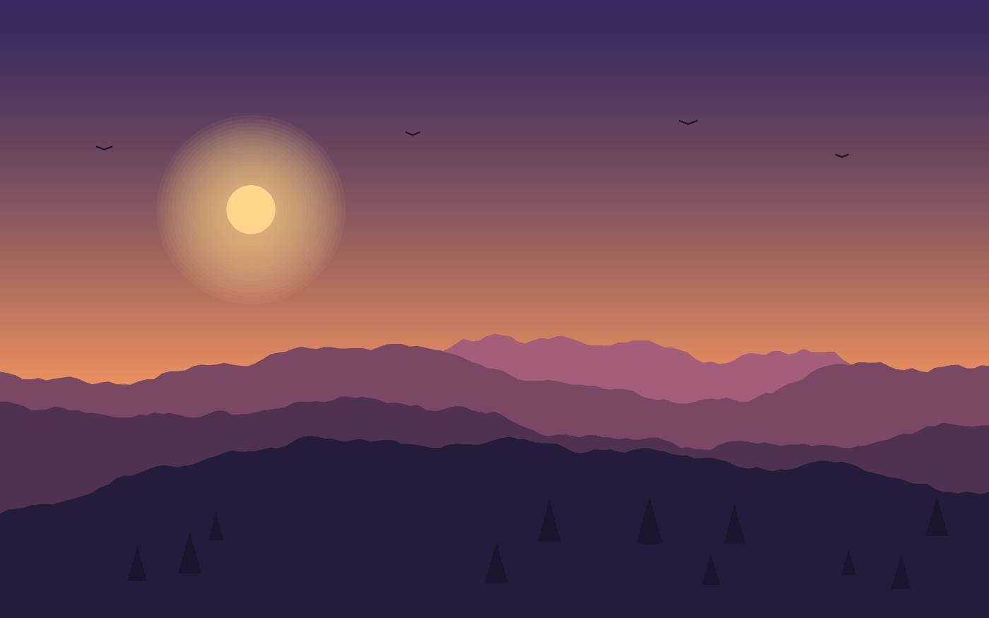 Landskabsillustration