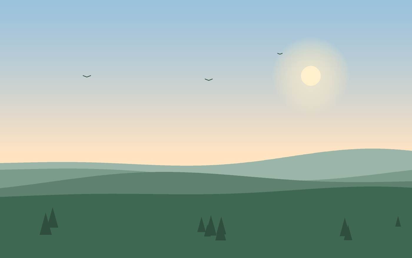 Landschapsillustratie