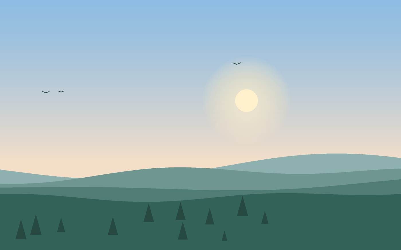 Ilustracja krajobrazu