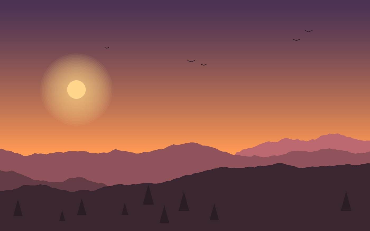 Ilustracja krajobrazu