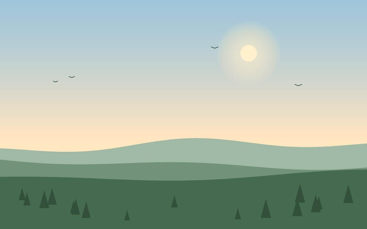 Landskapsillustration