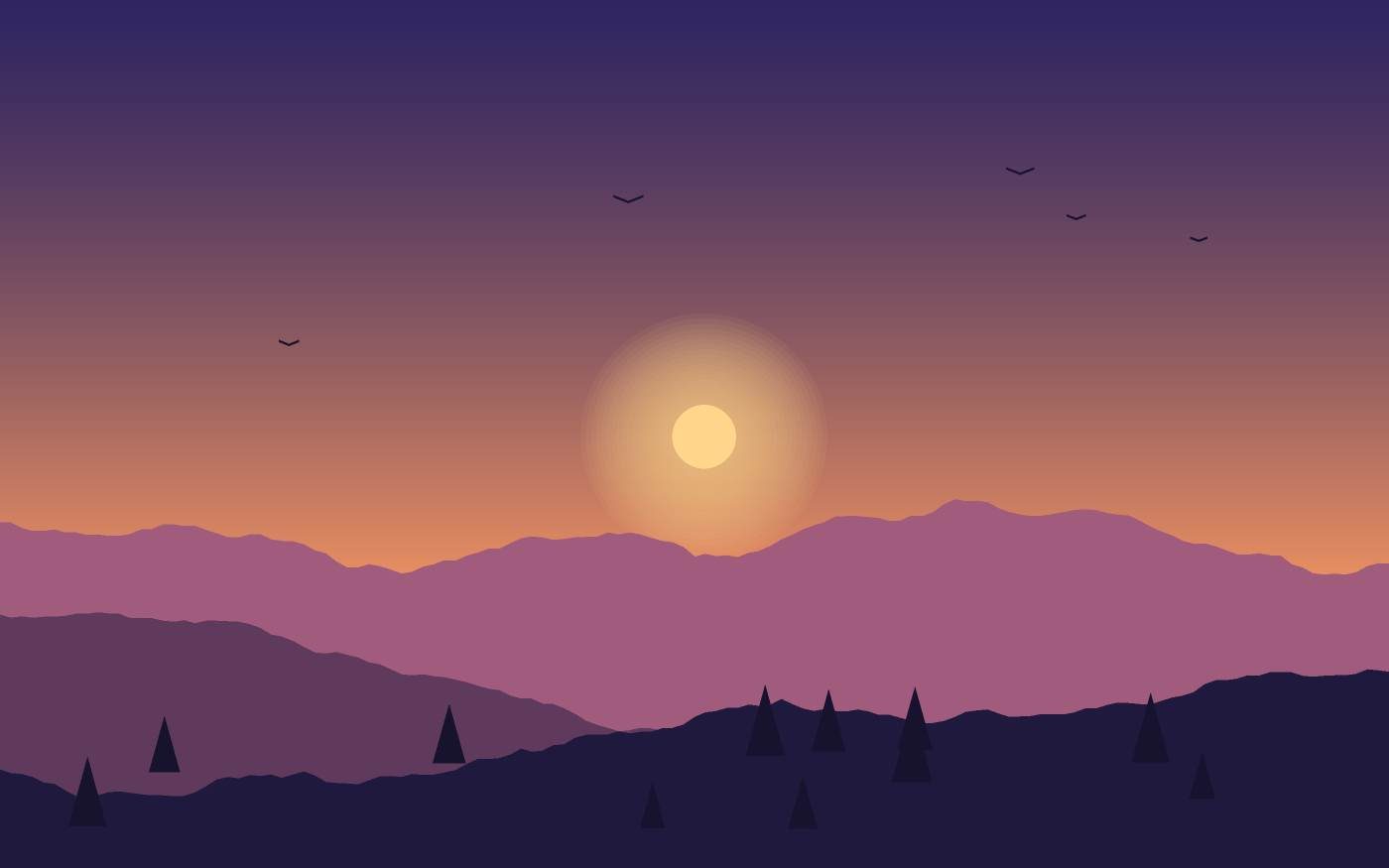 Landskapsillustration